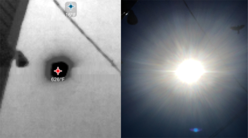 Transforming Temperature Into Light with a Thermal Camera